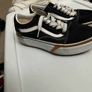 Vans Black and White Sneakers